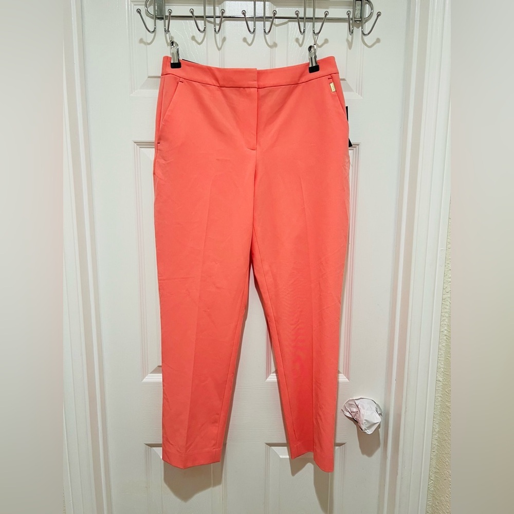 Tommy Hilfiger Vibrant Coral Cropped Pants - Picture 2 of 6